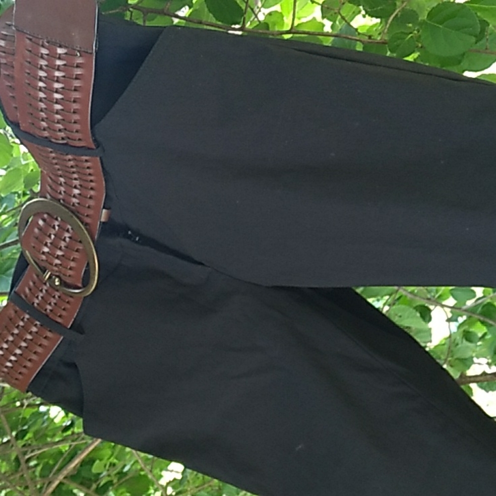 INC Dark black stretchy pant size 10.